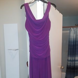 Purple formal dress